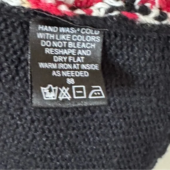 Vintage Embroidered Christmas Cardigan Sweater Womens Large Snowmen Fair Isle - Picture 12 of 12